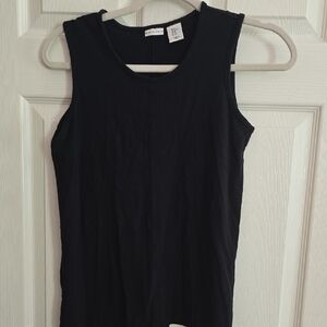 Max Studio Black Sleeveless Tank Top